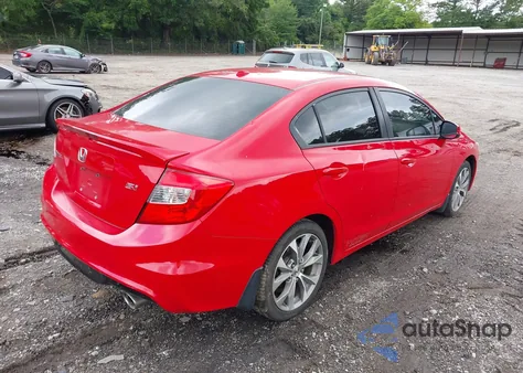 2012 Honda Civic Si из США, поврежденный, VIN 2HGFB6E52CH704911